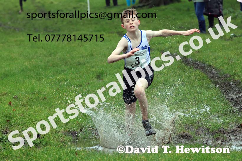 Boys under-13s 2023 NECAA Cross Country Relays, Thornley Hall Farm, Peterlee, County Durham. Photo: David T. Hewitson/Sports for All Pics